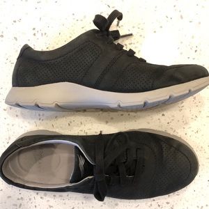 Dansko Alissa Black Suede Sneaker Walking Shoes 39